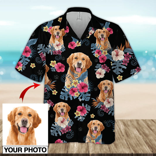 Custom Face Hawaiian Shirt All Over Print Unisex Shirt Vibe Summer Tropical