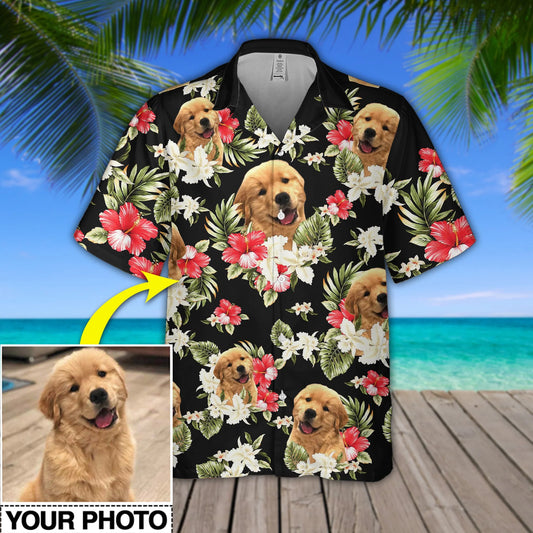 Custom Face Hawaiian Shirt All Over Print Unisex Shirt Vibe Summer Tropical